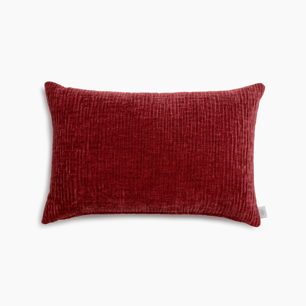 CHRISTA cushion: dark red
