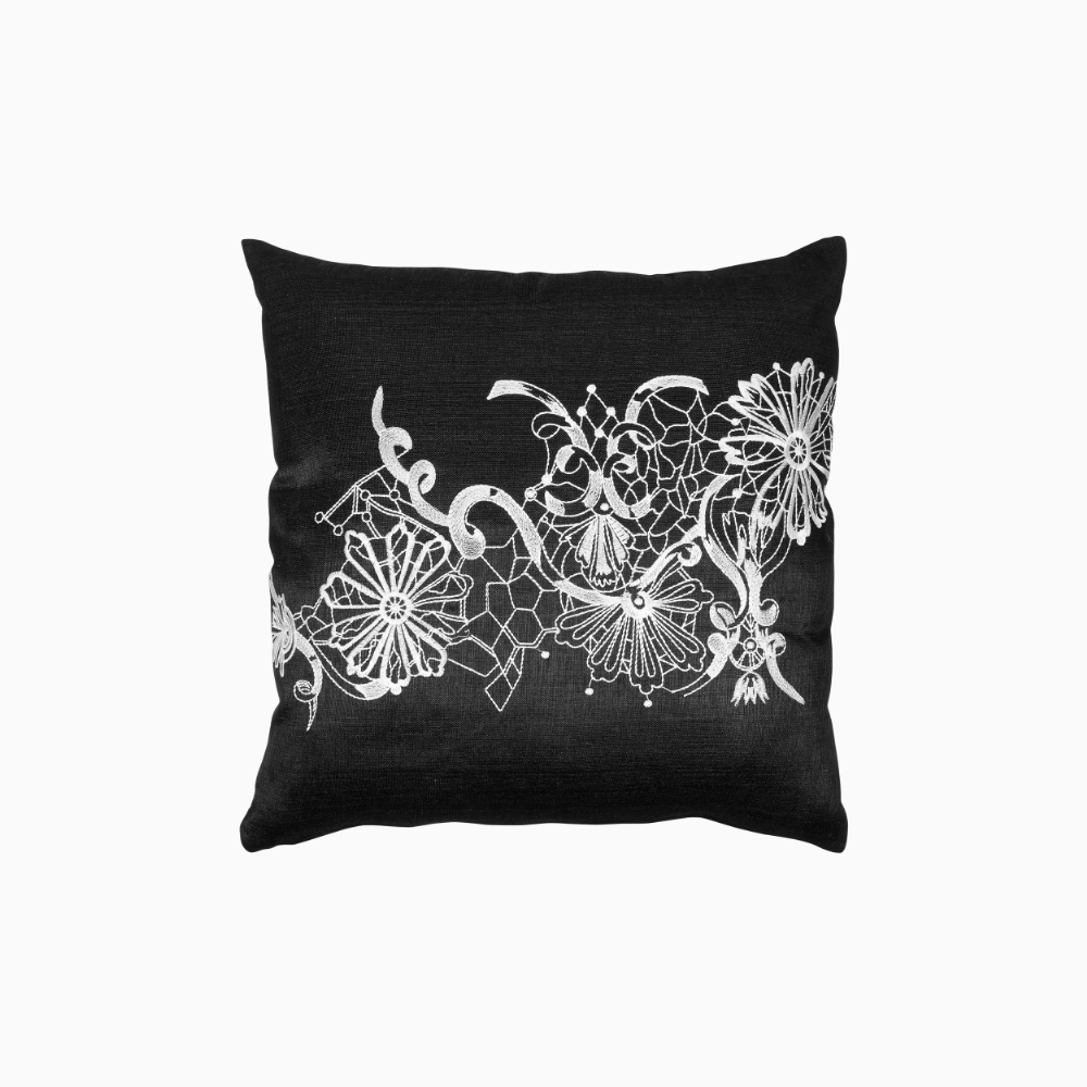 DOLCE VITA cushion: black-white