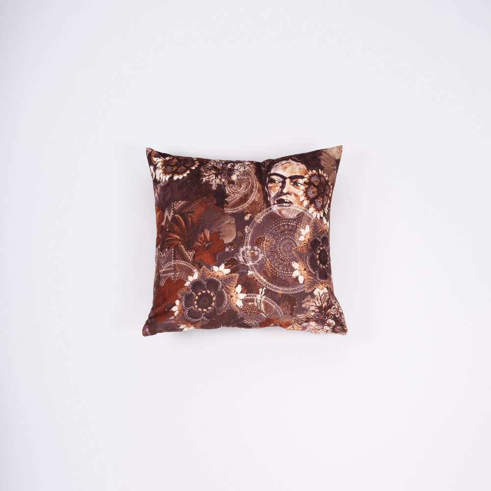 KAHLO cushion: brown